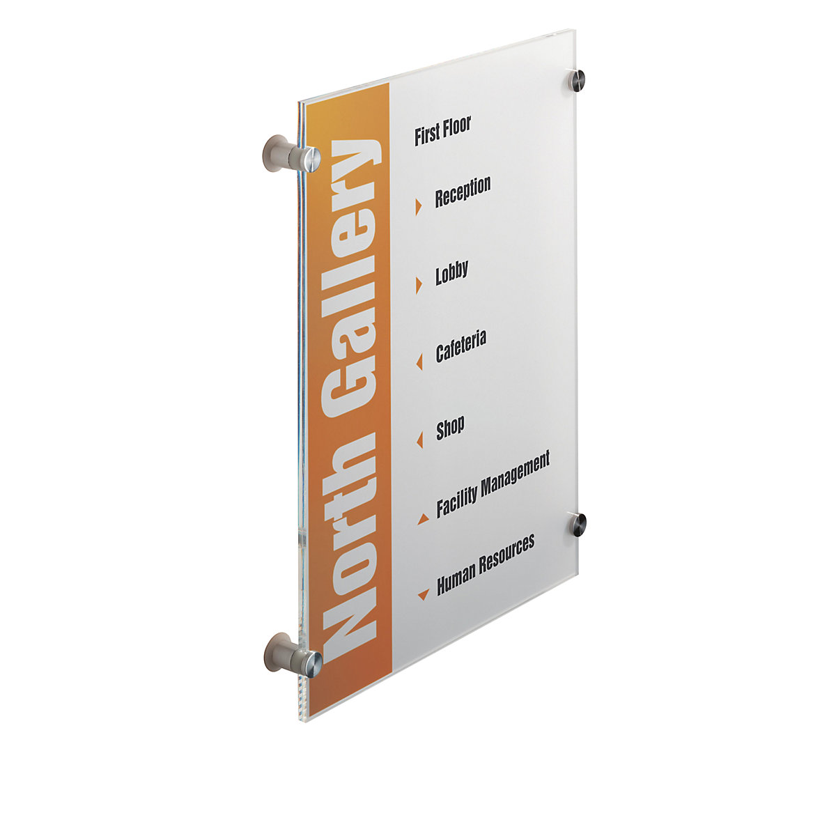 Placa para porta CRYSTAL SIGN – DURABLE (Imagem do produto 3)-2