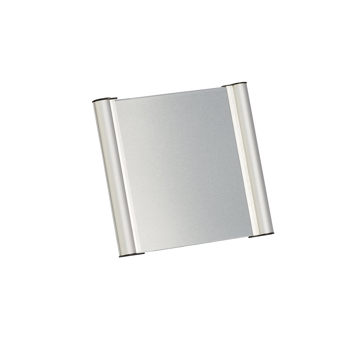 Placa para porta, caixilho em perfil de alumínio, AxLxP 100 x 100 x 8 mm, embalagem de 10 unid.-0