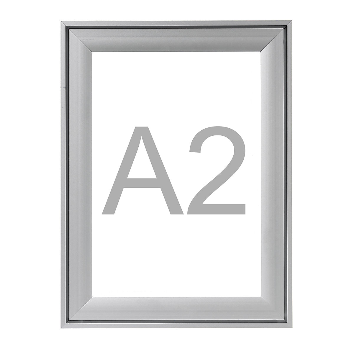 Armação articulada Premium, perfil de alumínio, embalagem de 2 unid., para A2, AxL 648 x 474 mm-0