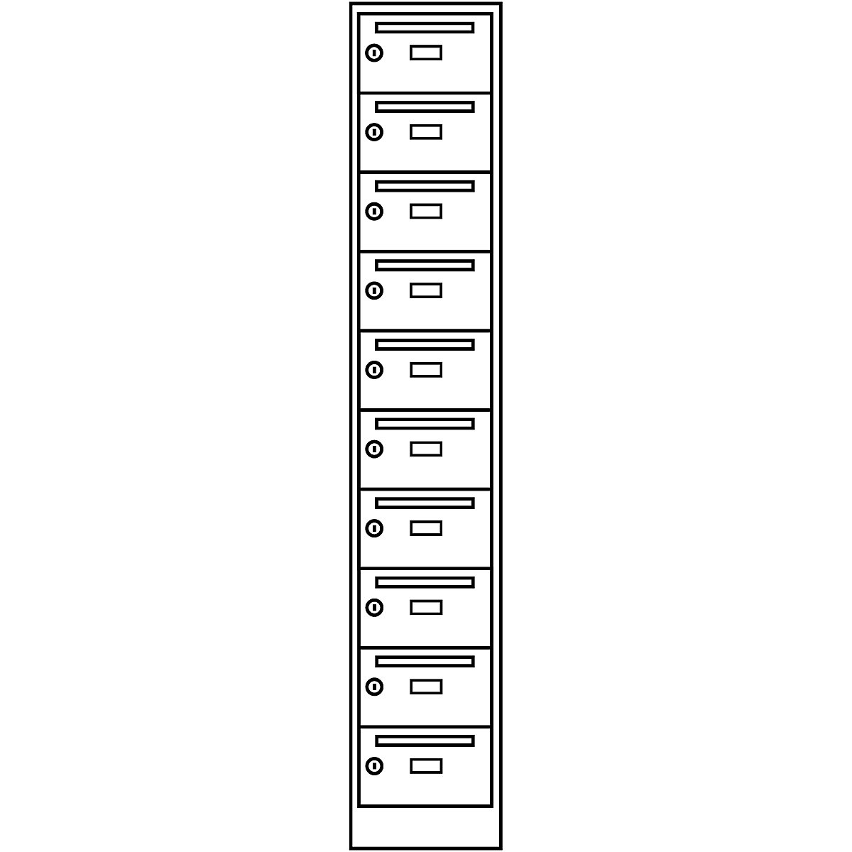 Armário para distribuição de correio – Wolf (Imagem do produto 3)-2