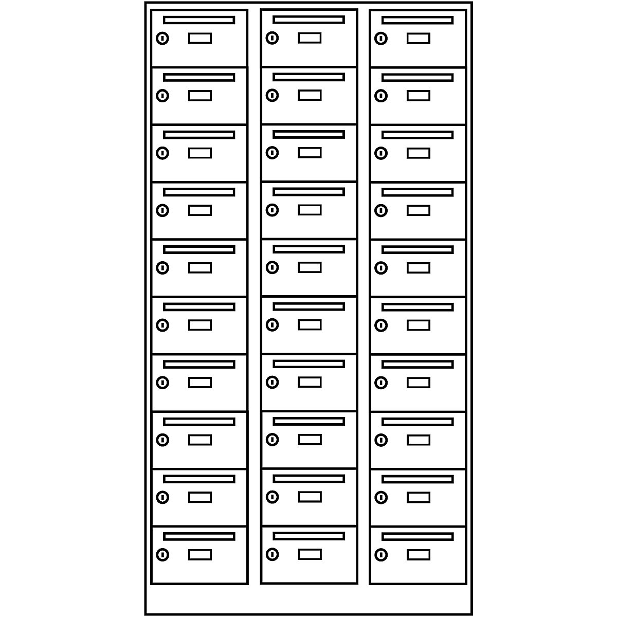 Armário para distribuição de correio – Wolf (Imagem do produto 3)-2