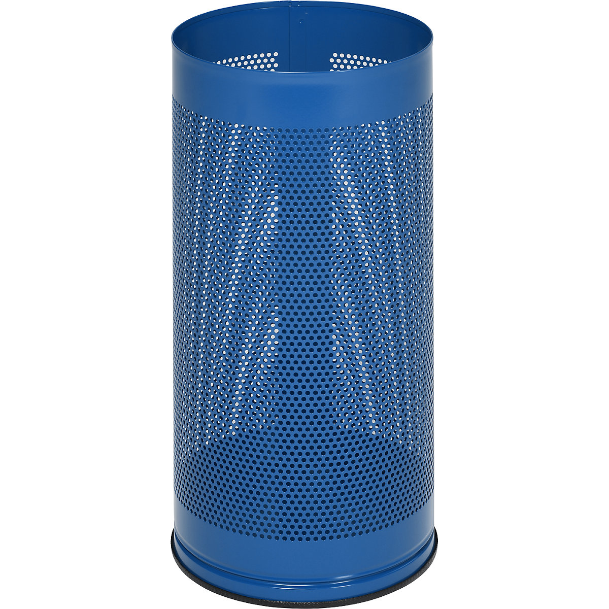 Suportes para guarda-chuvas, altura 610 mm – VAR, chapa perfurada, galvanizada, azul genciana RAL 5010-0