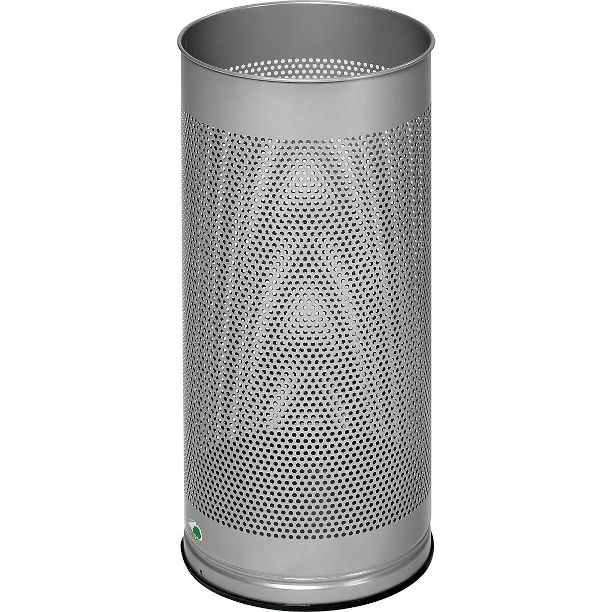 Suportes para guarda-chuvas, altura 610 mm – VAR, chapa perfurada, galvanizada, cinza alumínio-0