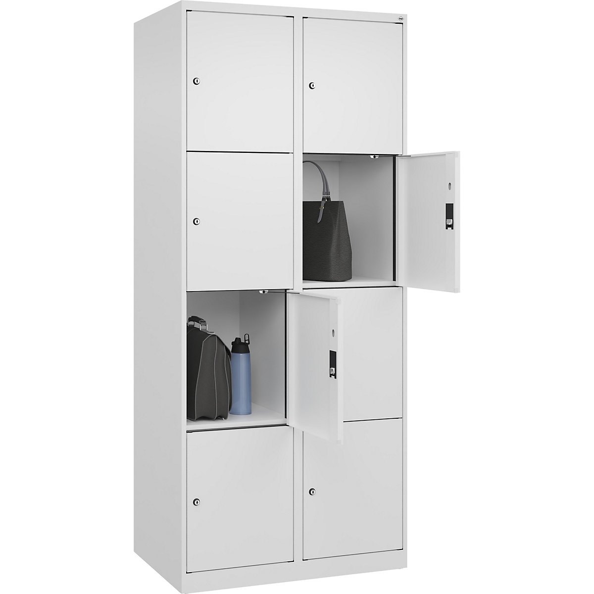 Armário de cacifos de 4 andares Evolo PLUS (Imagem do produto 3)-2