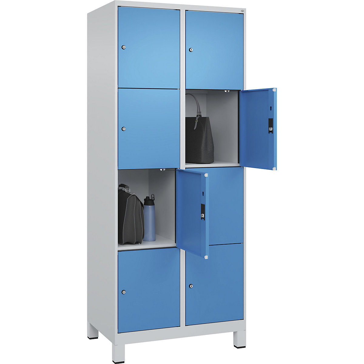 Armário de cacifos de 4 andares Evolo PLUS (Imagem do produto 3)-2