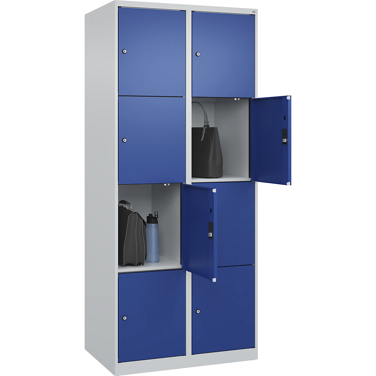 Armário de cacifos de 4 andares Evolo PLUS (Imagem do produto 2)-1