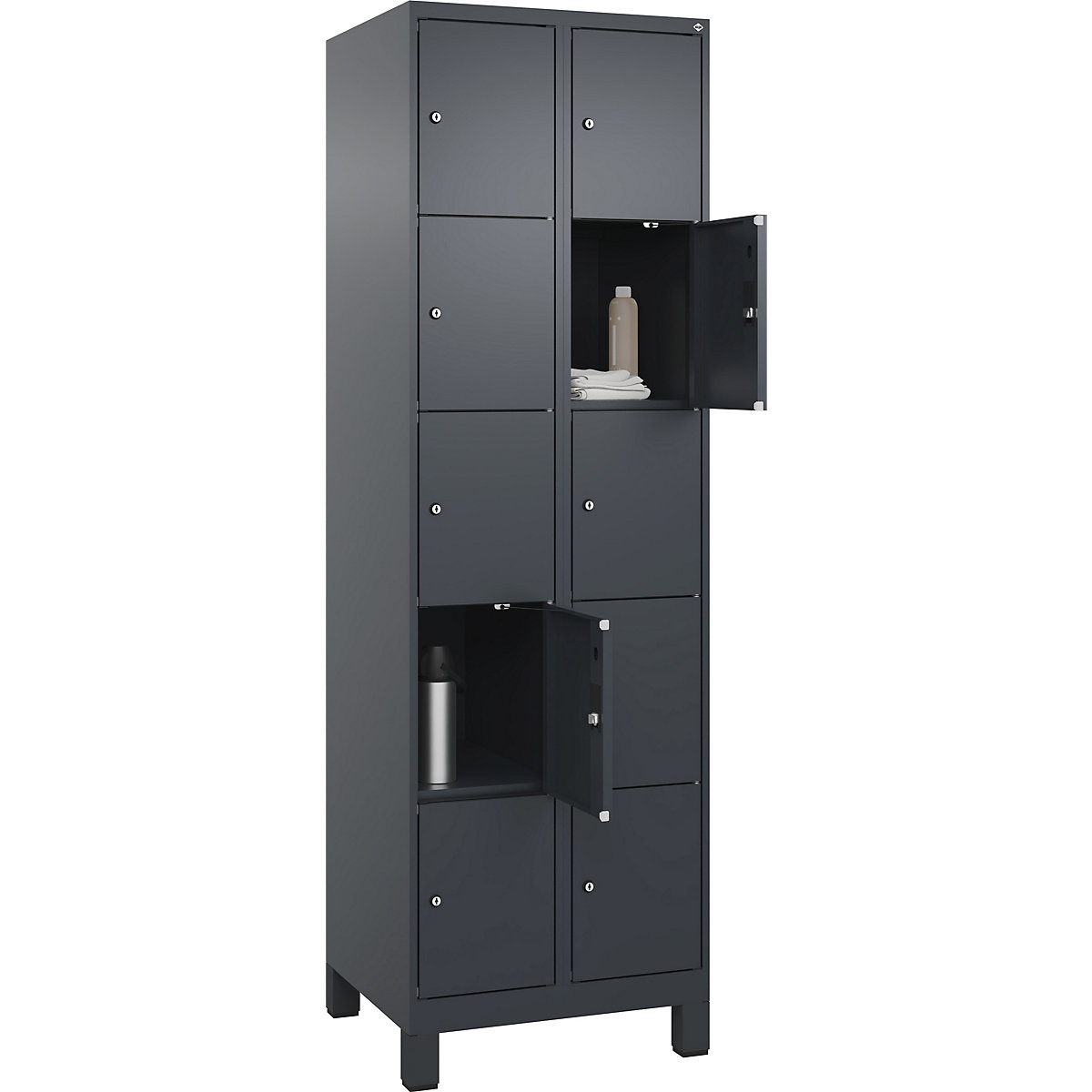 Armário de cacifos de 5 andares Evolo PLUS (Imagem do produto 2)-1