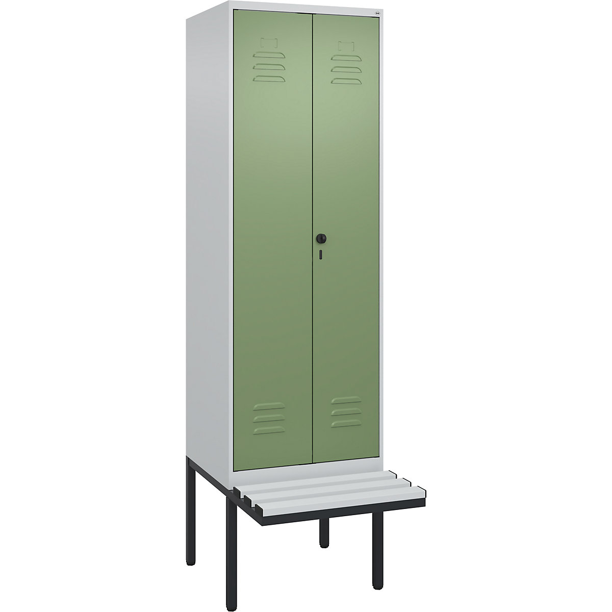 Cacifo com separação de roupa suja/limpa Classic PLUS com banco – C+P (Imagem do produto 2)-1