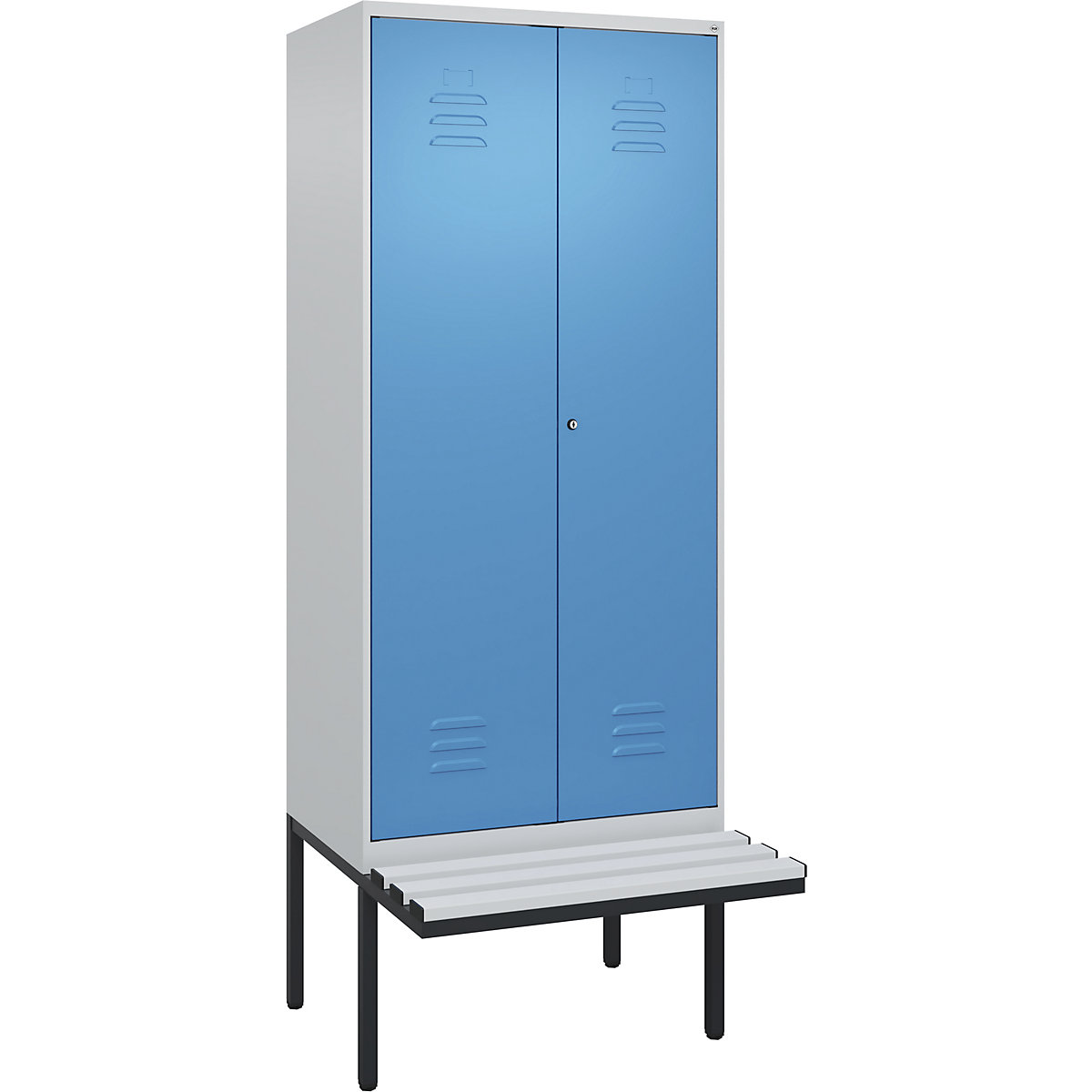 Cacifo com separação de roupa suja/limpa Classic PLUS com banco – C+P (Imagem do produto 3)-2