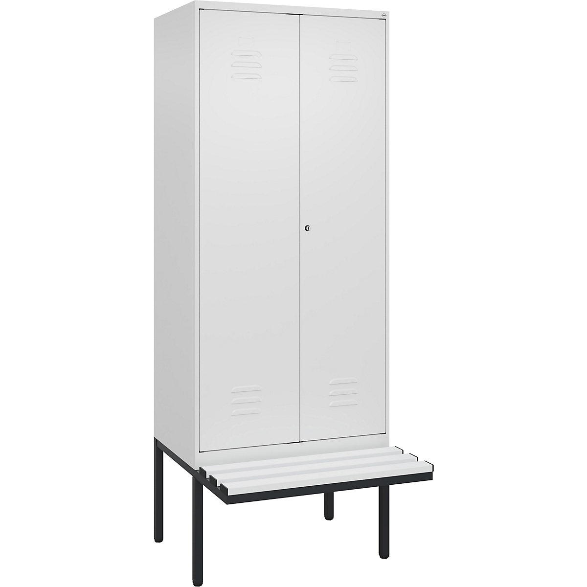Cacifo com separação de roupa suja/limpa Classic PLUS com banco – C+P (Imagem do produto 2)-1