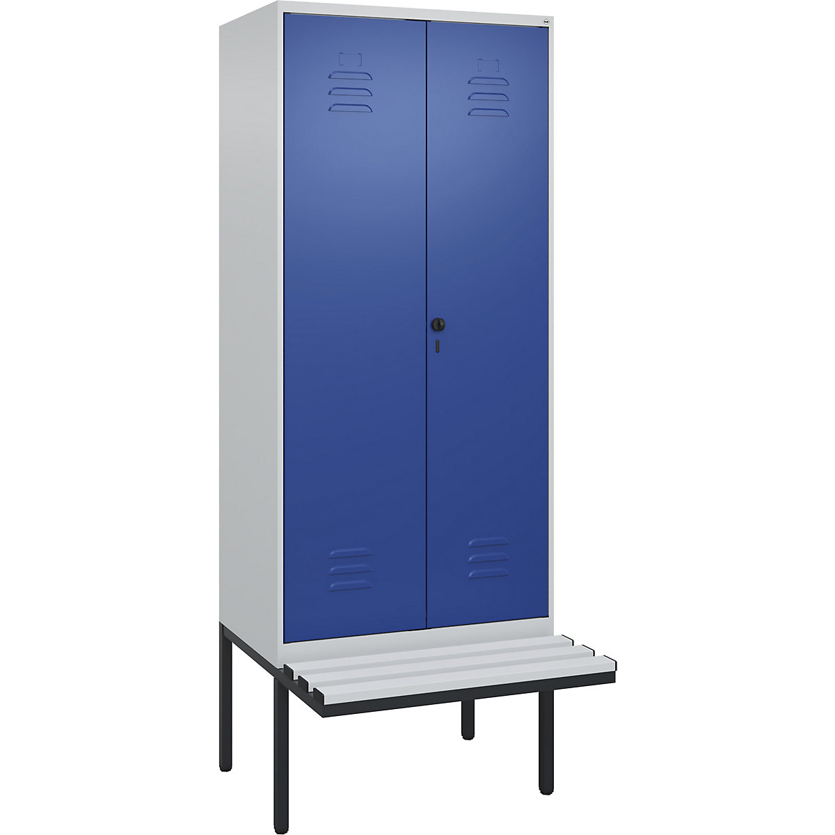 Cacifo com separação de roupa suja/limpa Classic PLUS com banco – C+P (Imagem do produto 2)-1