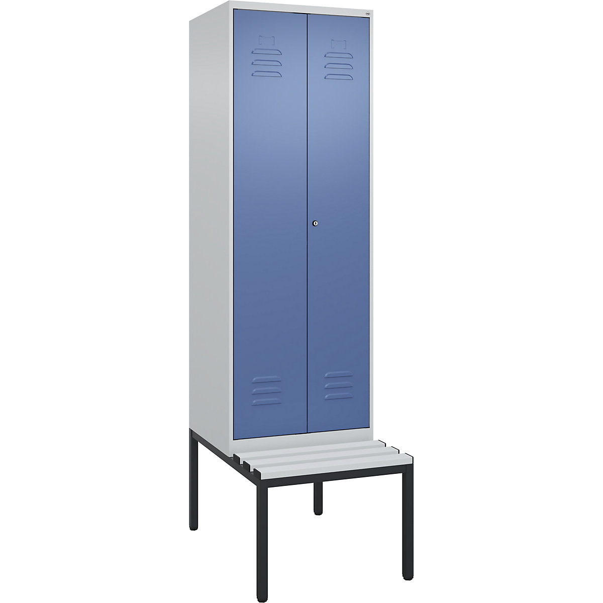 Cacifo com separação de roupa suja/limpa Classic PLUS com banco – C+P (Imagem do produto 2)-1