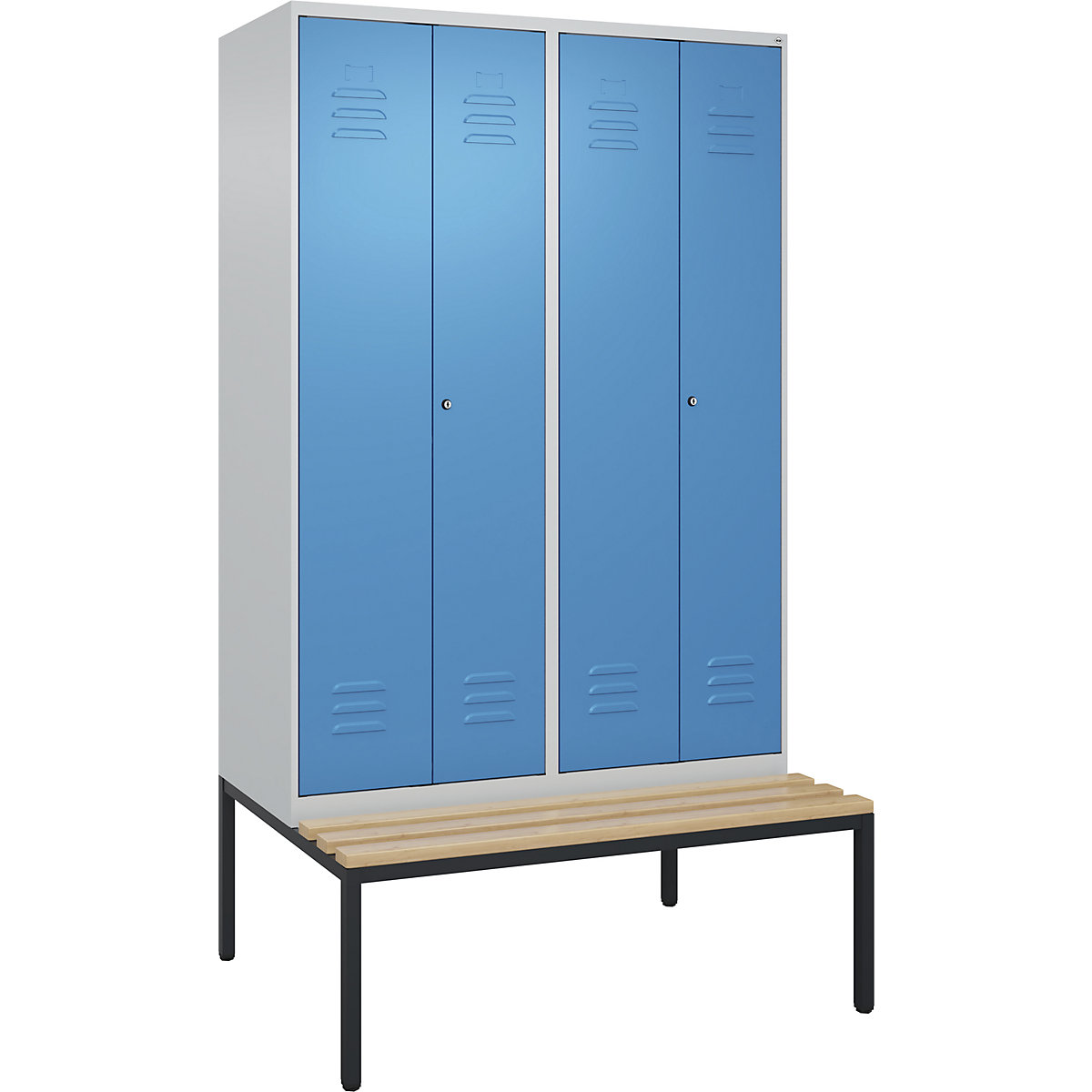 Cacifo com separação de roupa suja/limpa Classic PLUS com banco – C+P (Imagem do produto 2)-1