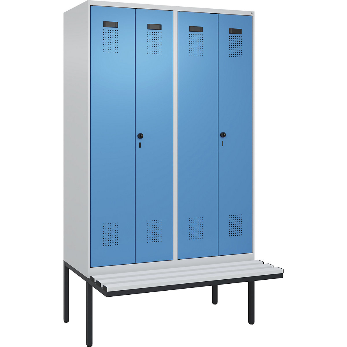 Cacifo com separação de roupa suja/limpa Evolo PLUS com banco (Imagem do produto 2)-1