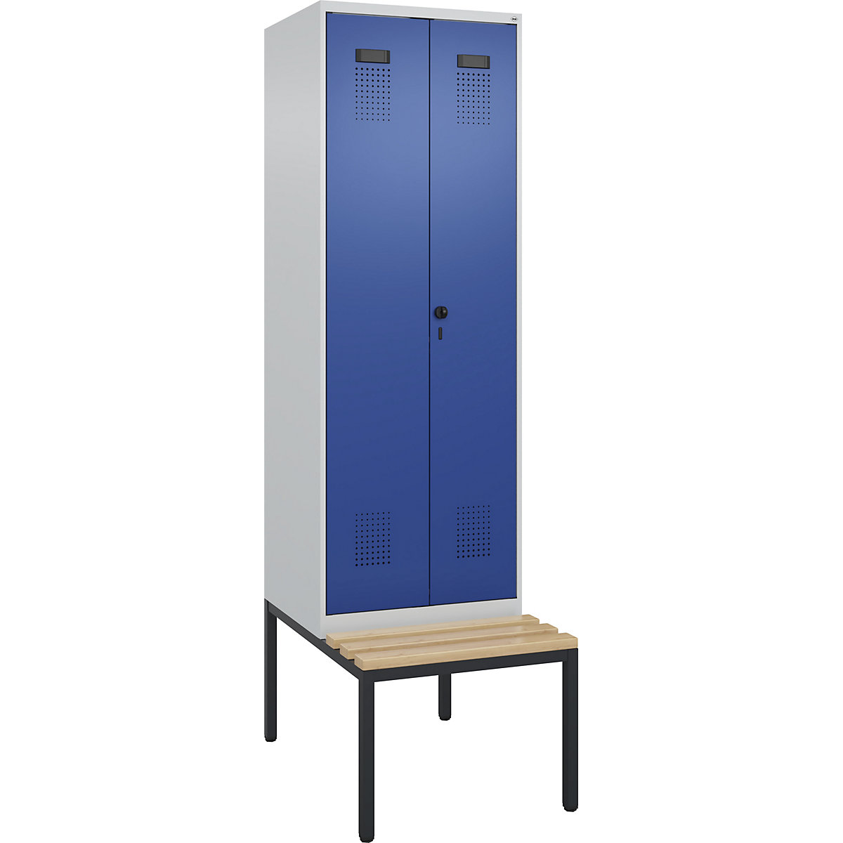 Cacifo com separação de roupa suja/limpa Evolo PLUS com banco (Imagem do produto 2)-1