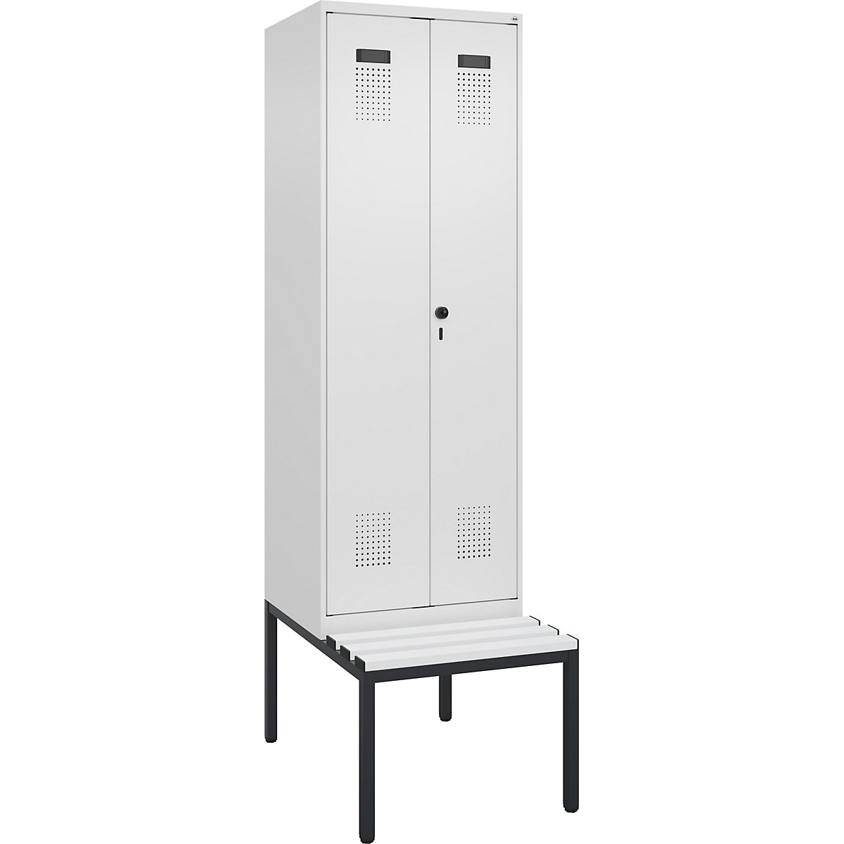 Cacifo com separação de roupa suja/limpa Evolo PLUS com banco (Imagem do produto 2)-1
