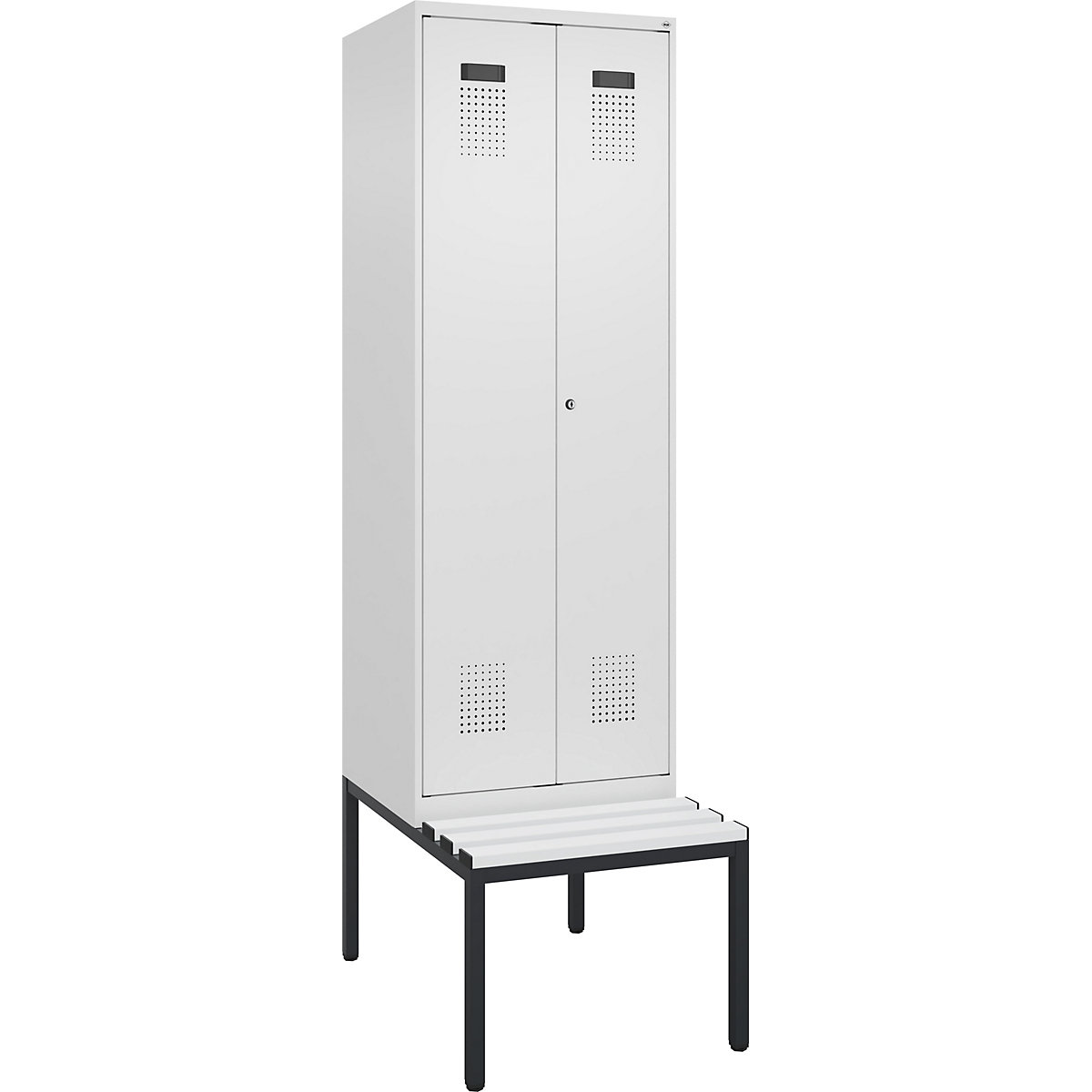 Cacifo com separação de roupa suja/limpa Evolo PLUS com banco (Imagem do produto 2)-1
