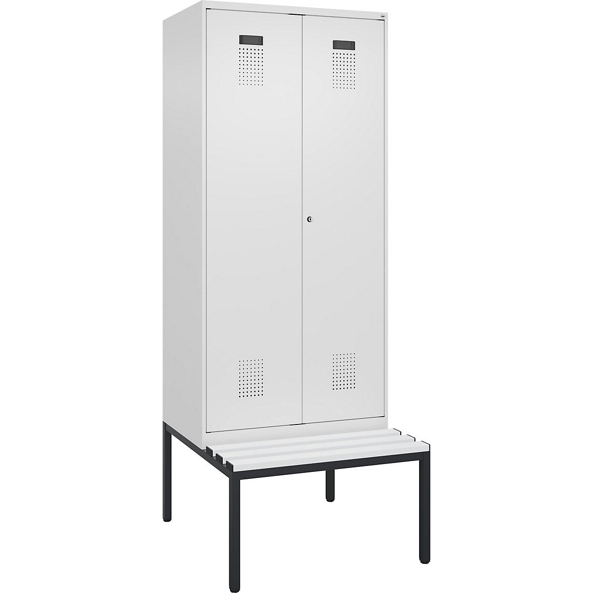 Cacifo com separação de roupa suja/limpa Evolo PLUS com banco (Imagem do produto 2)-1
