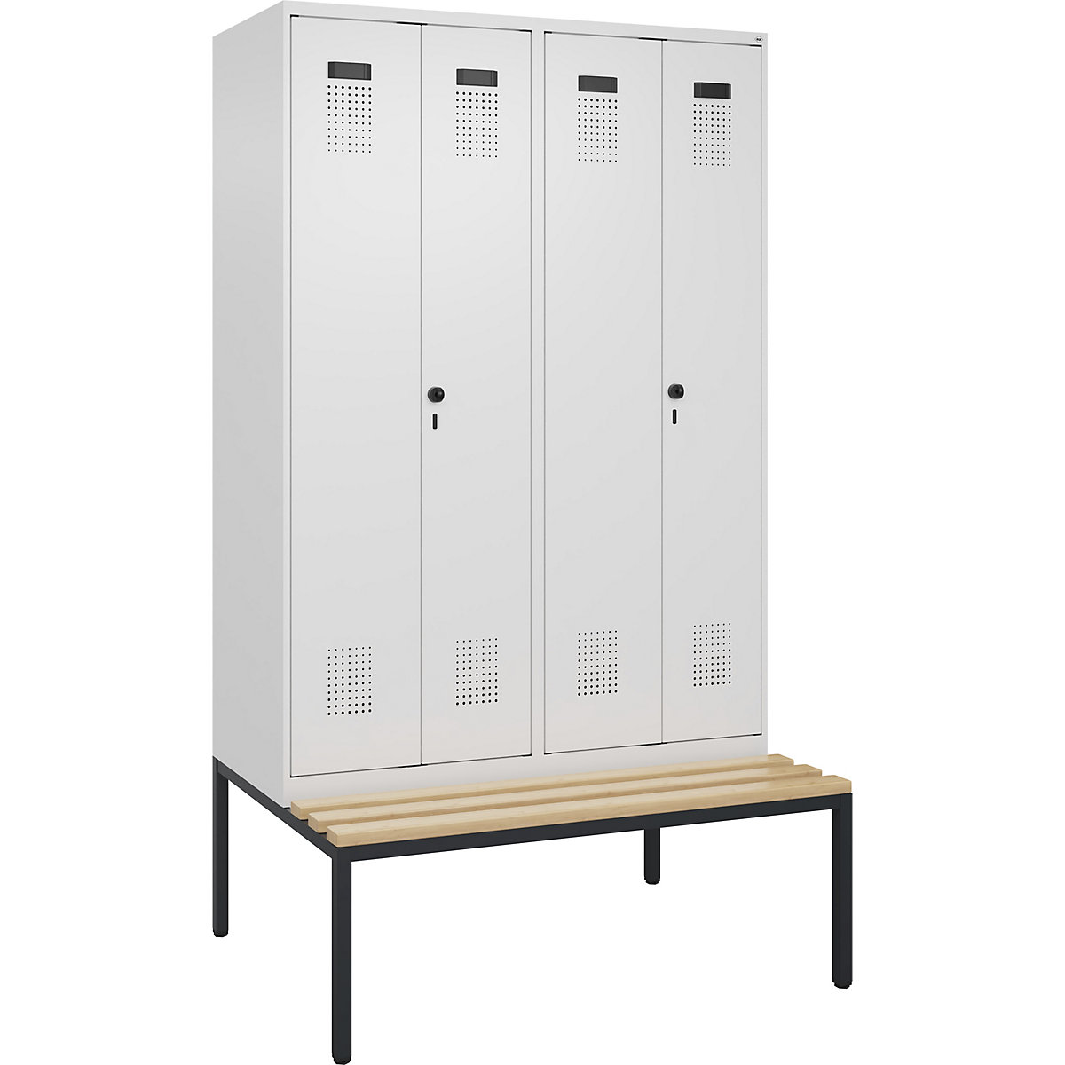 Cacifo com separação de roupa suja/limpa Evolo PLUS com banco (Imagem do produto 2)-1