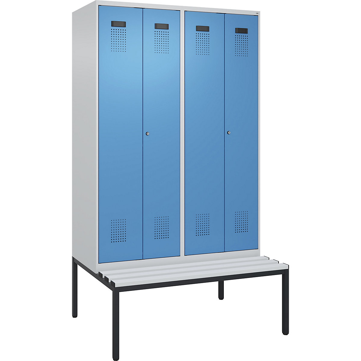 Cacifo com separação de roupa suja/limpa Evolo PLUS com banco (Imagem do produto 2)-1