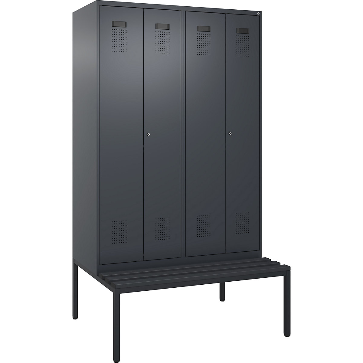 Cacifo com separação de roupa suja/limpa Evolo PLUS com banco (Imagem do produto 2)-1
