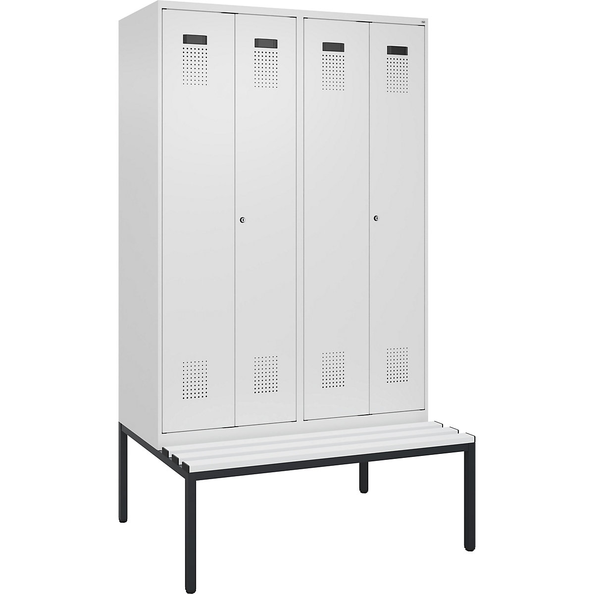 Cacifo com separação de roupa suja/limpa Evolo PLUS com banco (Imagem do produto 2)-1
