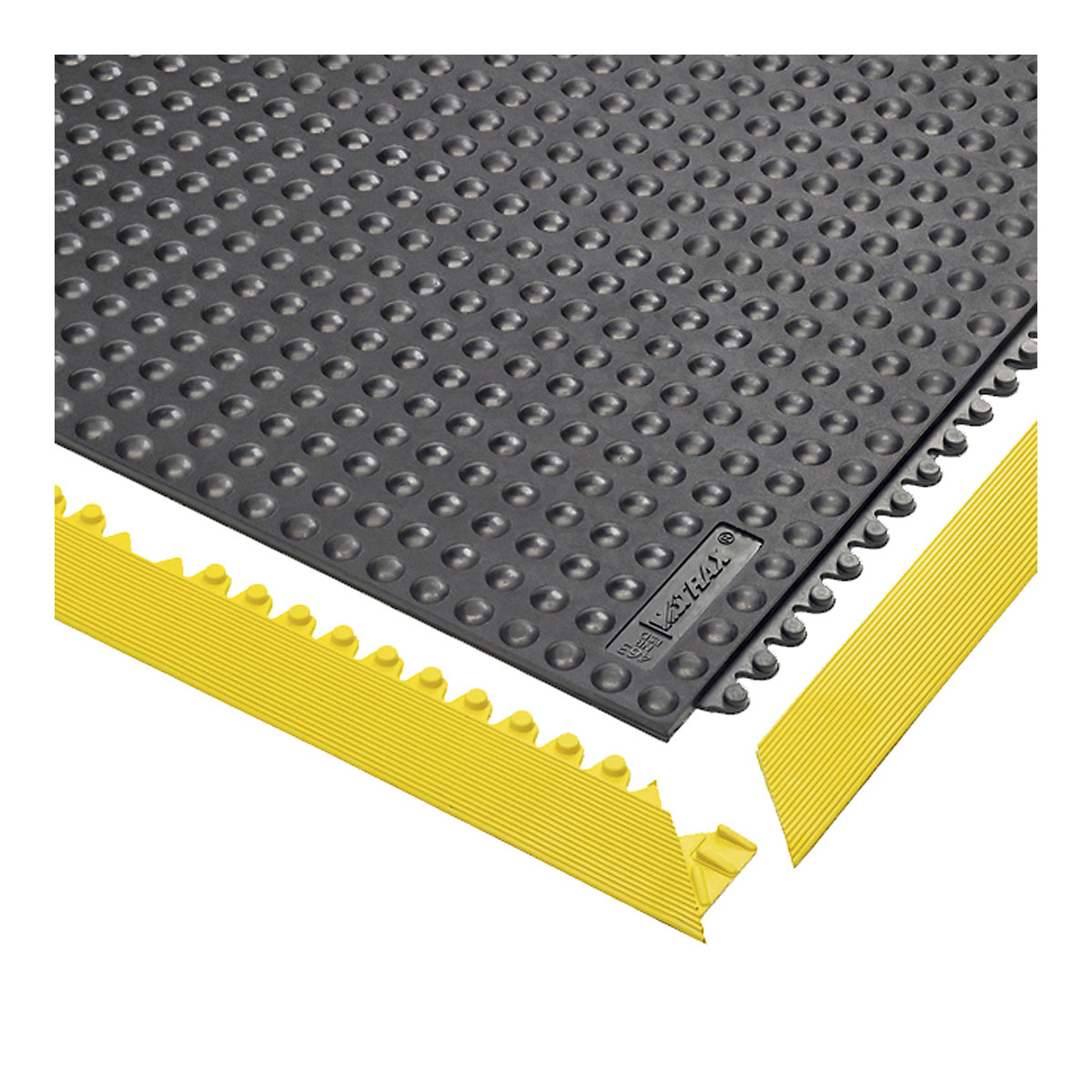 Placa de base com sistema de encaixe, Skywalker HD com relevos ESD – NOTRAX, CxLxA 910 x 910 x 13 mm, preto-0