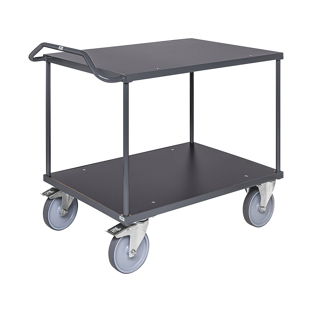 Mesa com rodas ERGO – Kongamek, 2 prateleiras, CxLxA 1110 x 700 x 965 mm-0