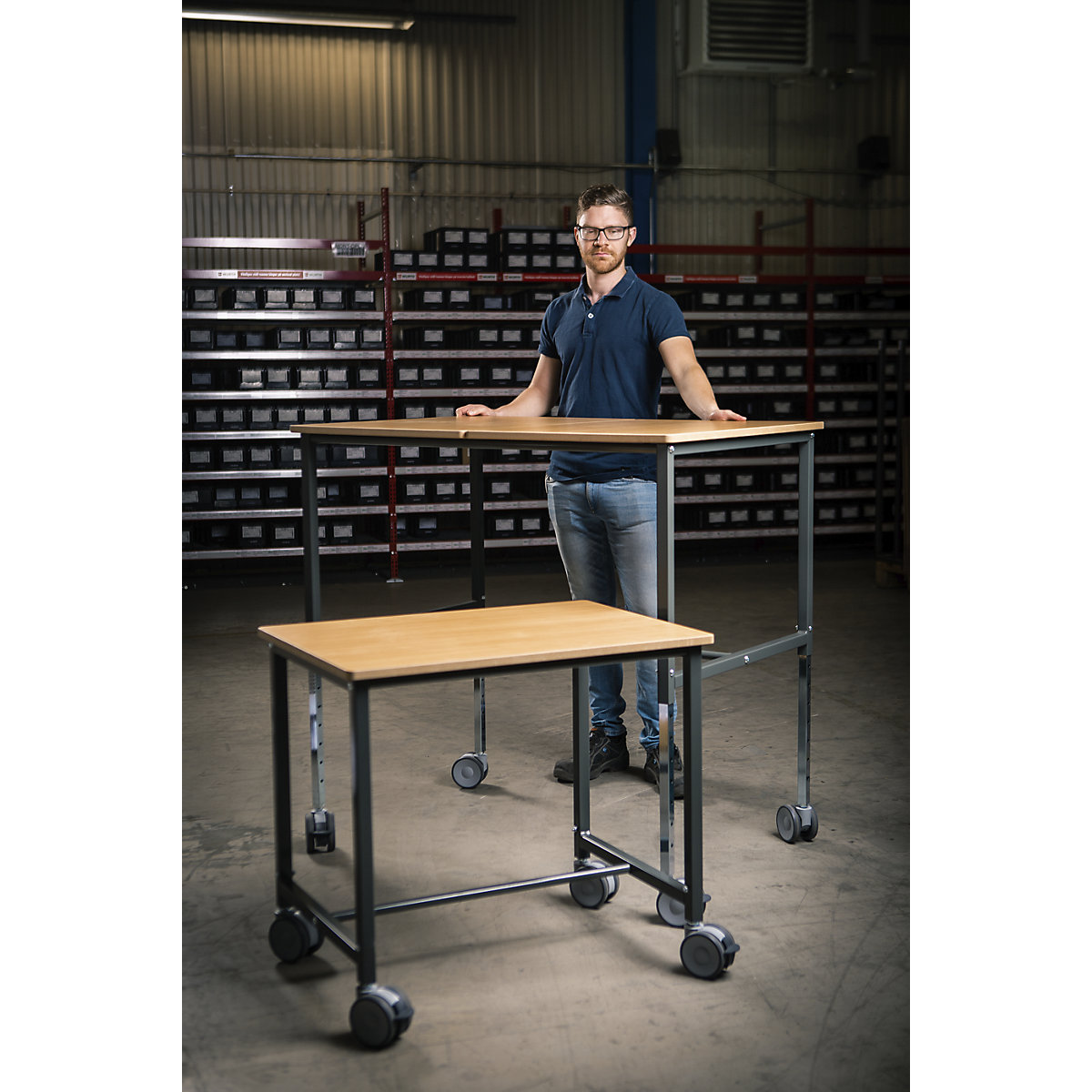 Mesa com rodas ERGO – Kongamek (Imagem do produto 2)-1