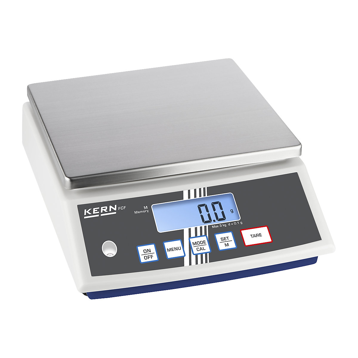 Balança de mesa – KERN, elevada precisão, âmbito de pesagem 3000 g, legibilidade 0,1 g-0