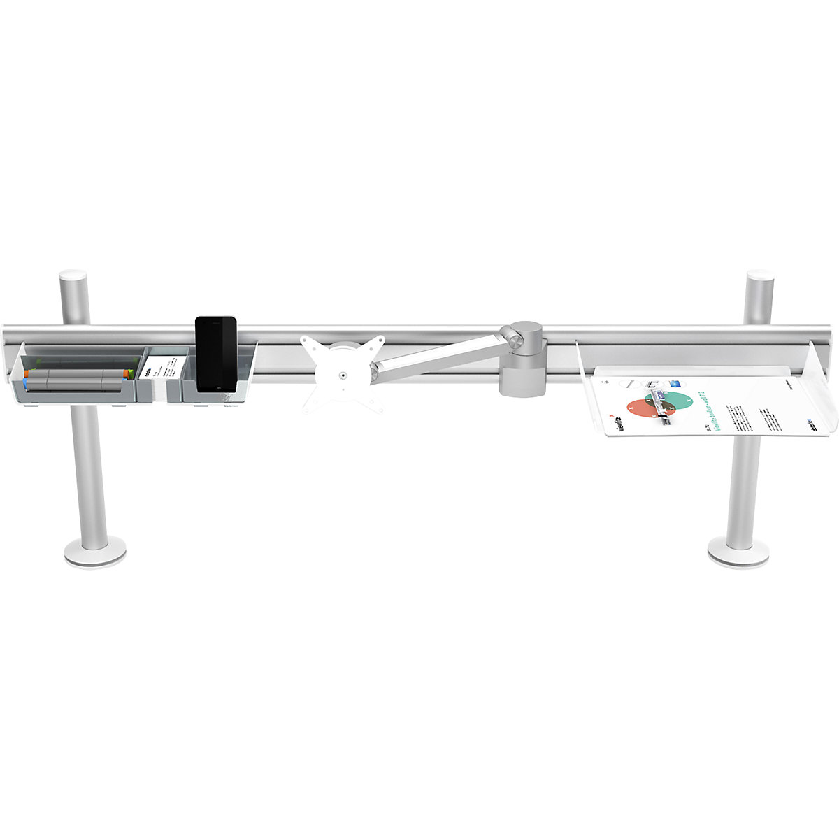 Sistema de rieles para escritorio VIEWLITE – Dataflex (Imagen del producto 3)-2