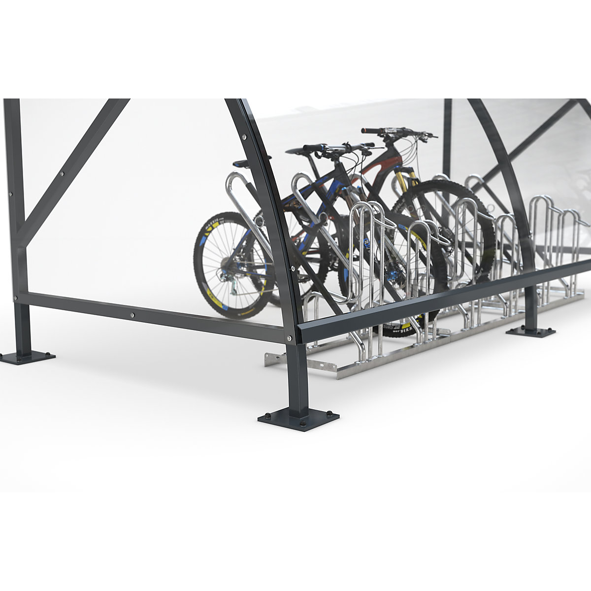 Pared lateral para marquesina para bicicletas (Imagen del producto 2)-1