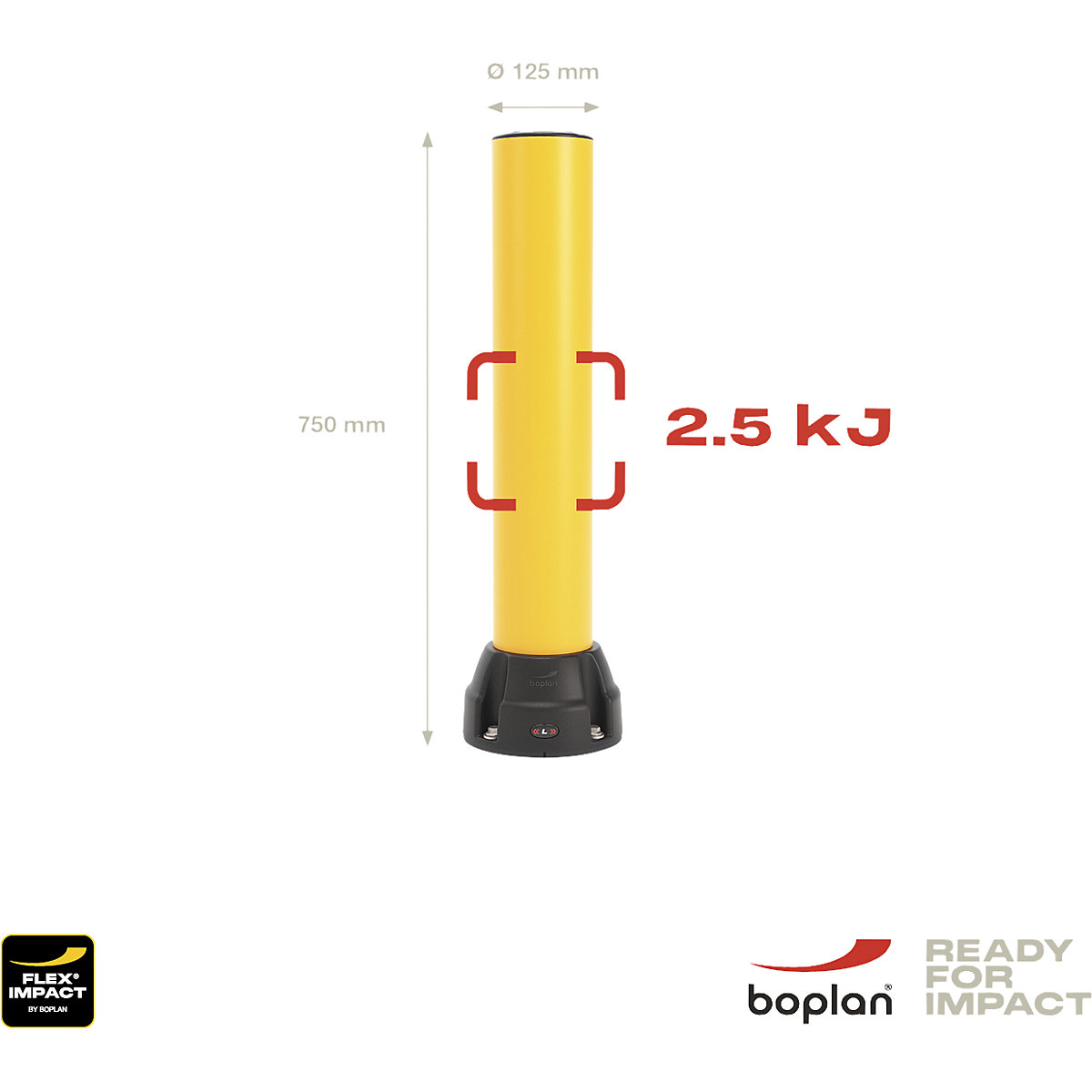 Bolardo de protección 125L – Boplan (Imagen del producto 2)-1