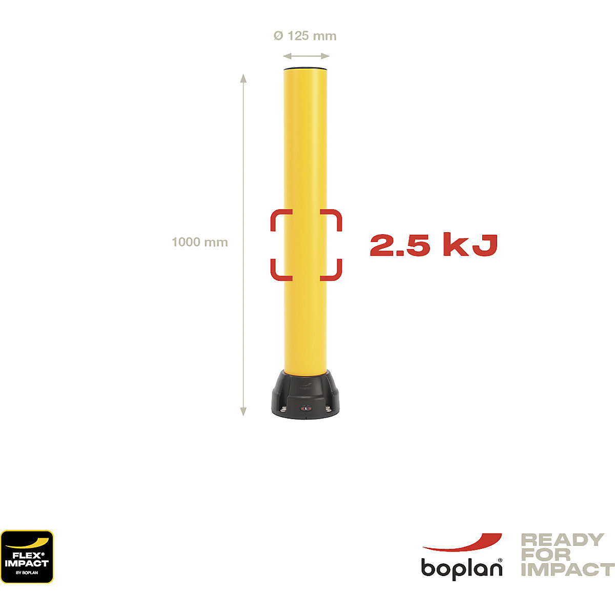 Bolardo de protección 125L – Boplan (Imagen del producto 2)-1