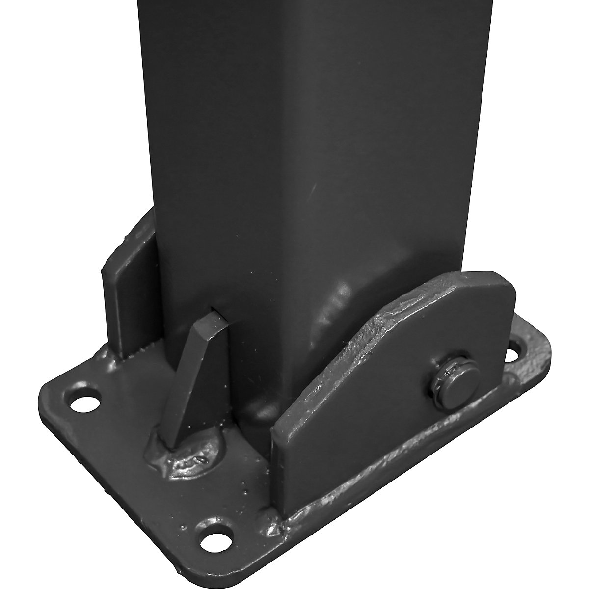 Poste barrera, 70 x 70 mm, hierro micáceo – Schake (Imagen del producto 2)-1