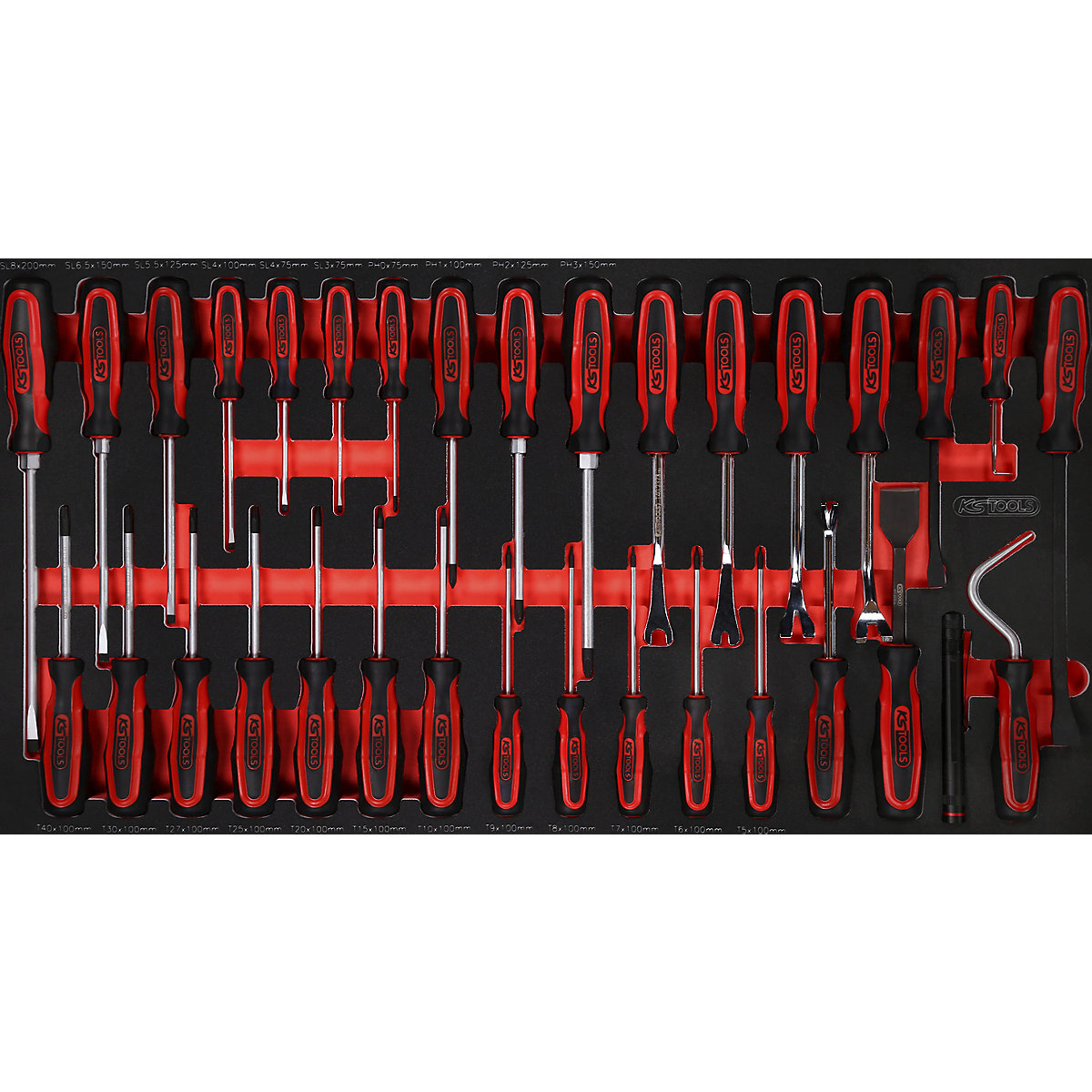 Servante d'atelier PERFORMANCE PLUS avec outils – KS Tools (Illustration du produit 5)-4