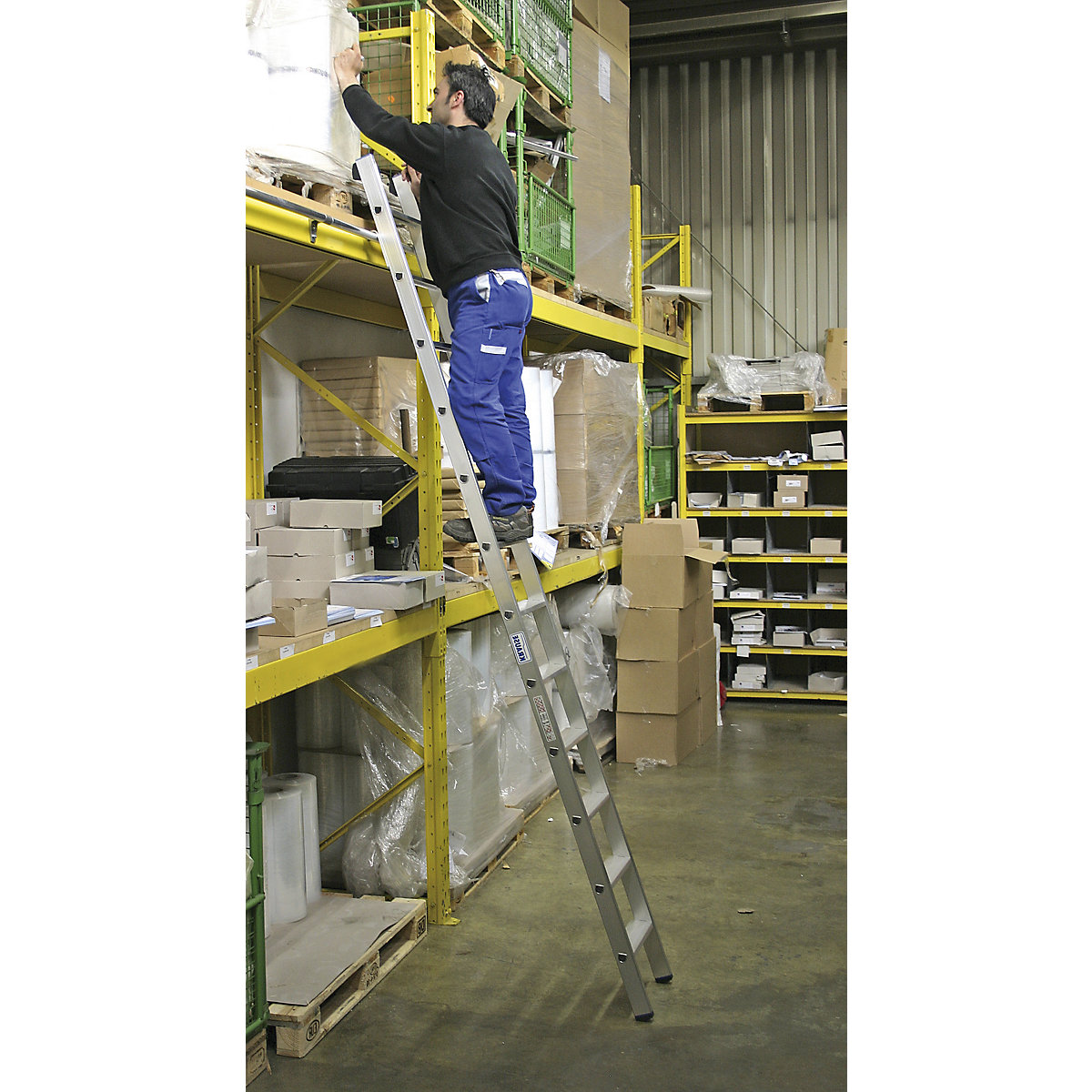 Echelle à marches pour rayonnages – KRAUSE (Illustration du produit 2)-1