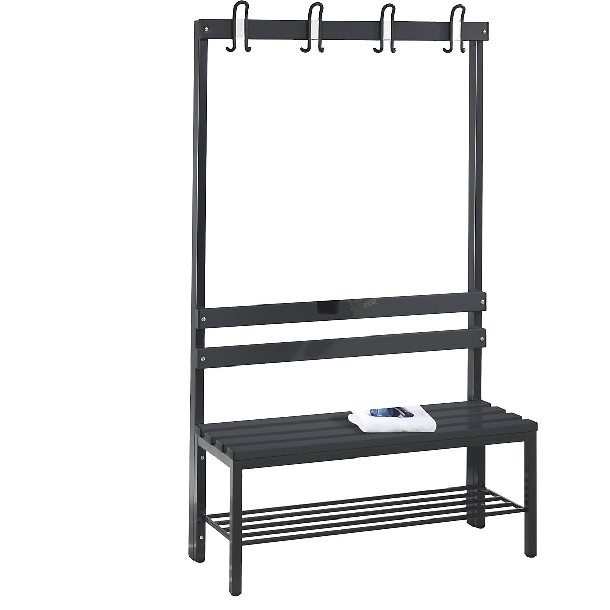 Banc de vestiaire BASIC, simple face – C+P