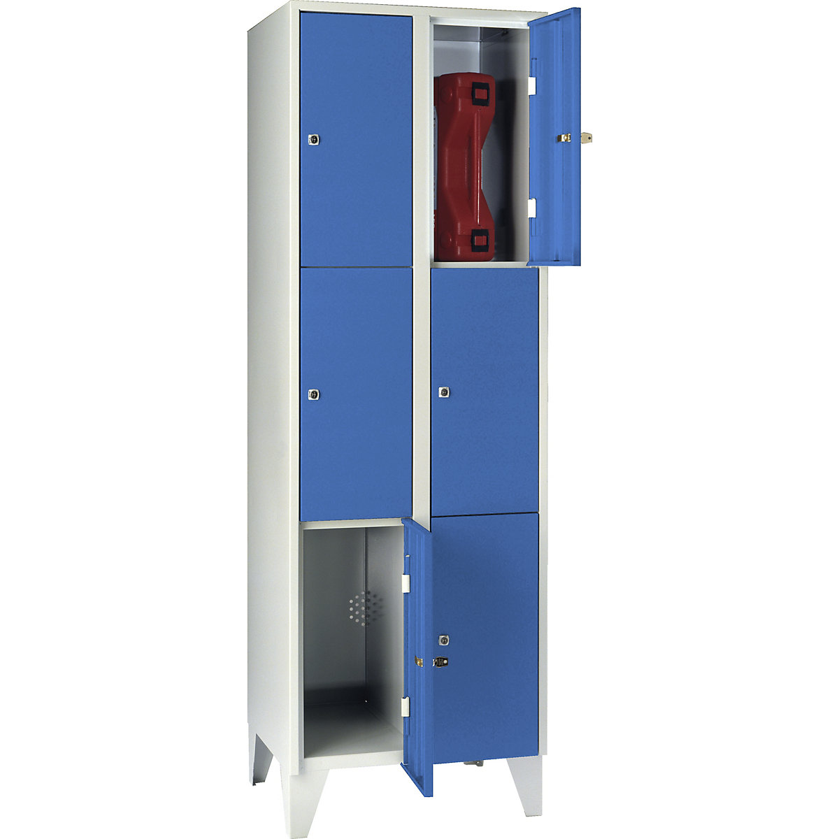 Armoire à trois casiers verrouillables Munich – Wolf (Illustration du produit 3)-2