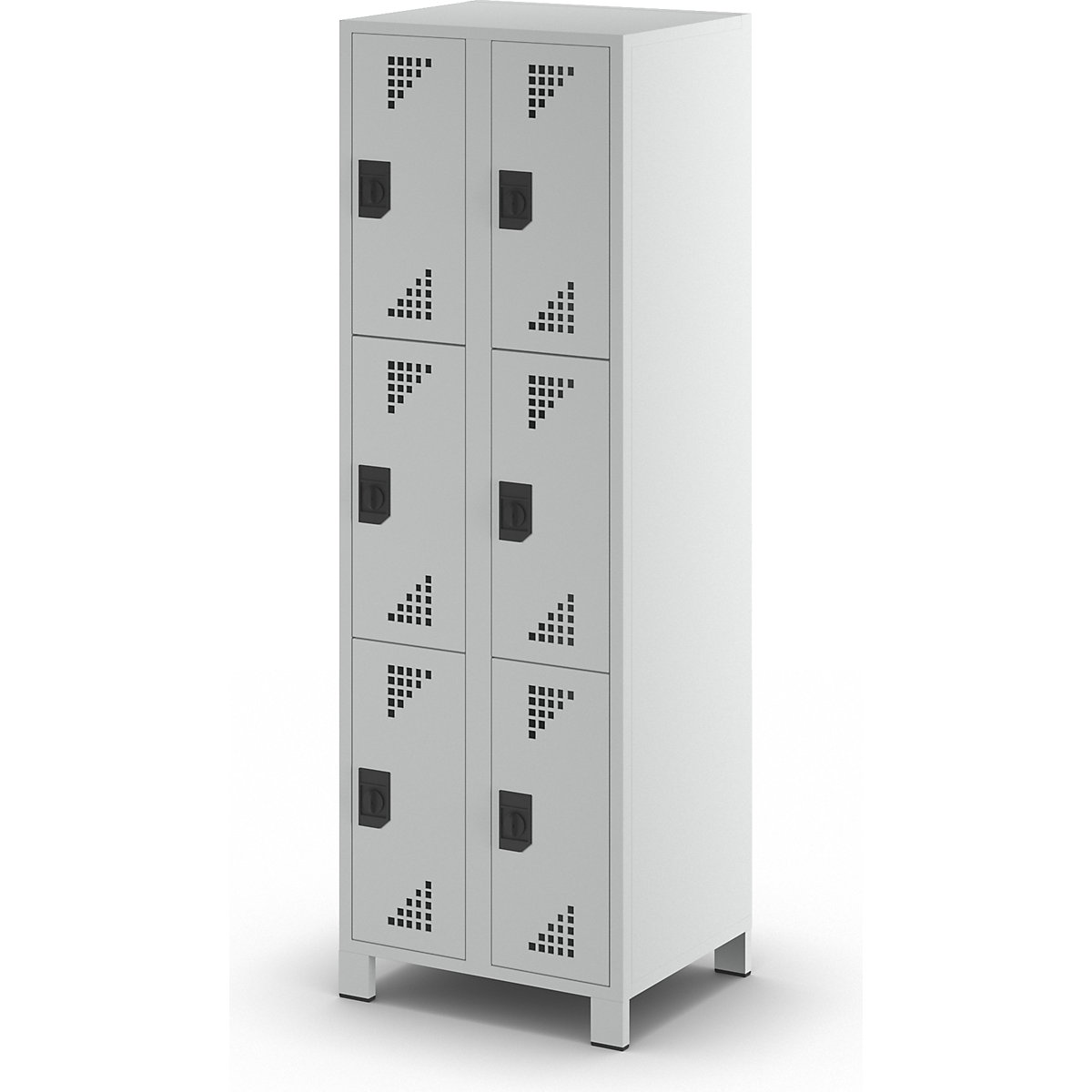 Vestiaire multicases quatre niveaux Bremen – eurokraft pro (Illustration du produit 9)-8