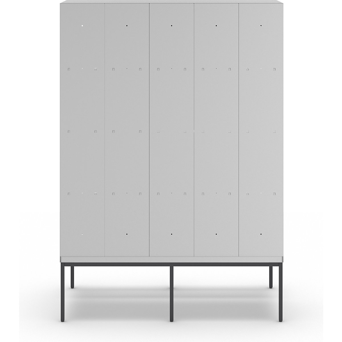 Vestiaire à deux étages Berlin 1 avec banc – Wolf (Illustration du produit 5)-4