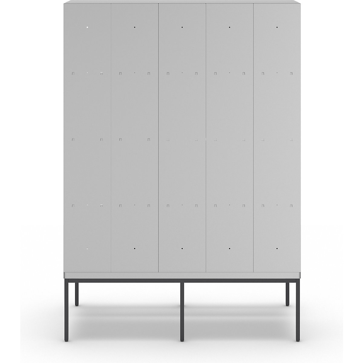 Vestiaire à deux étages Berlin 2 avec banc – Wolf (Illustration du produit 5)-4