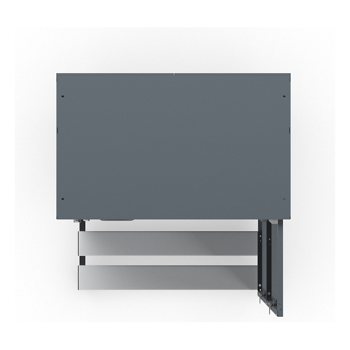 Vestiaire à deux étages Berlin 2 avec banc – Wolf (Illustration du produit 6)-5