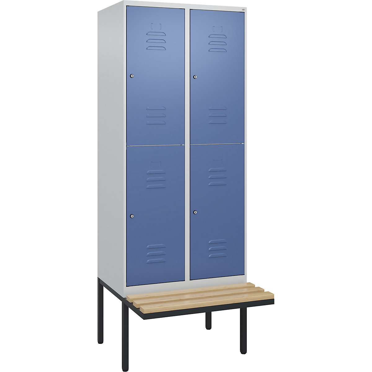 Vestiaire à deux étages Classic PLUS avec banc – C+P (Illustration du produit 5)-4