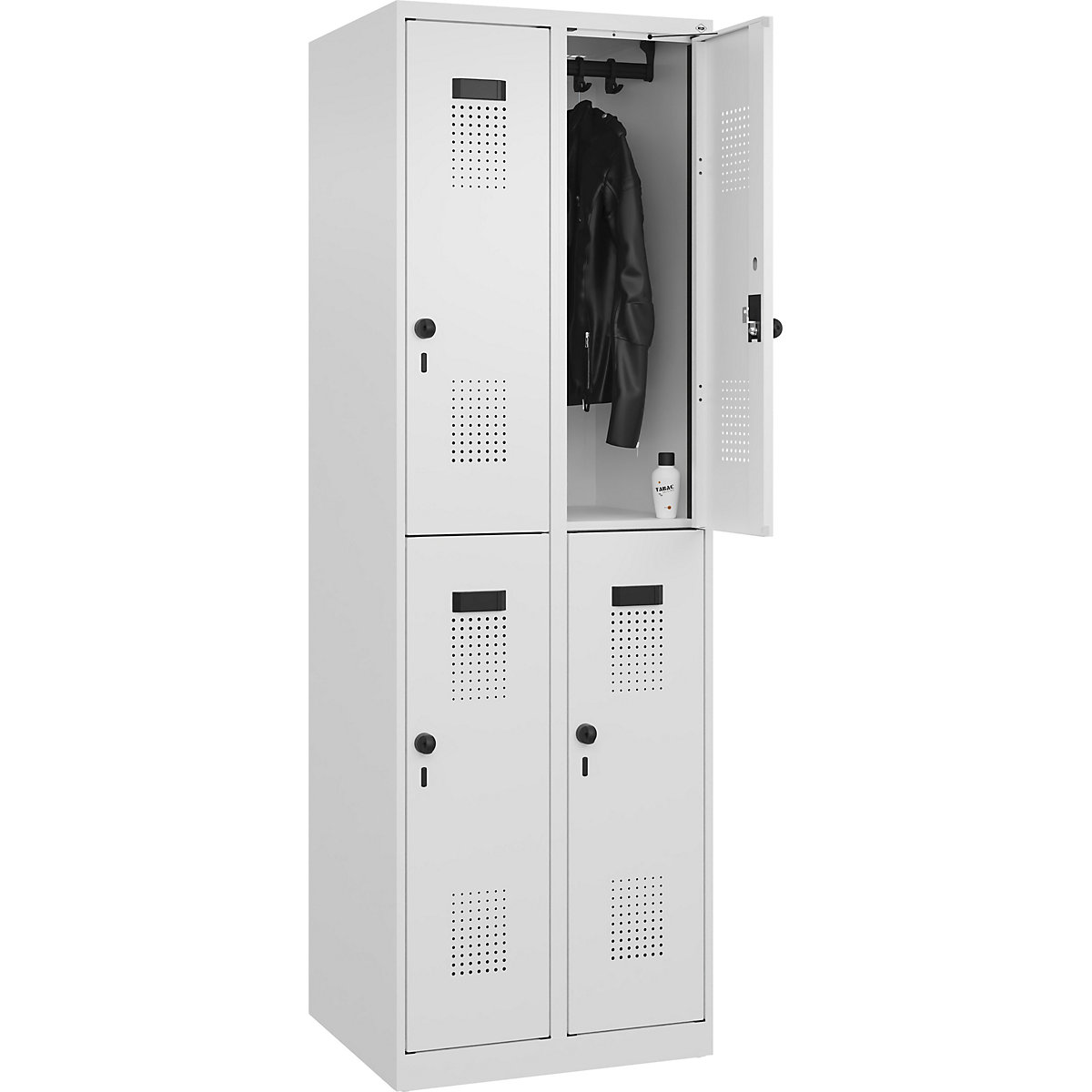 Vestiaire à deux étages Evolo PLUS – C+P (Illustration du produit 2)-1