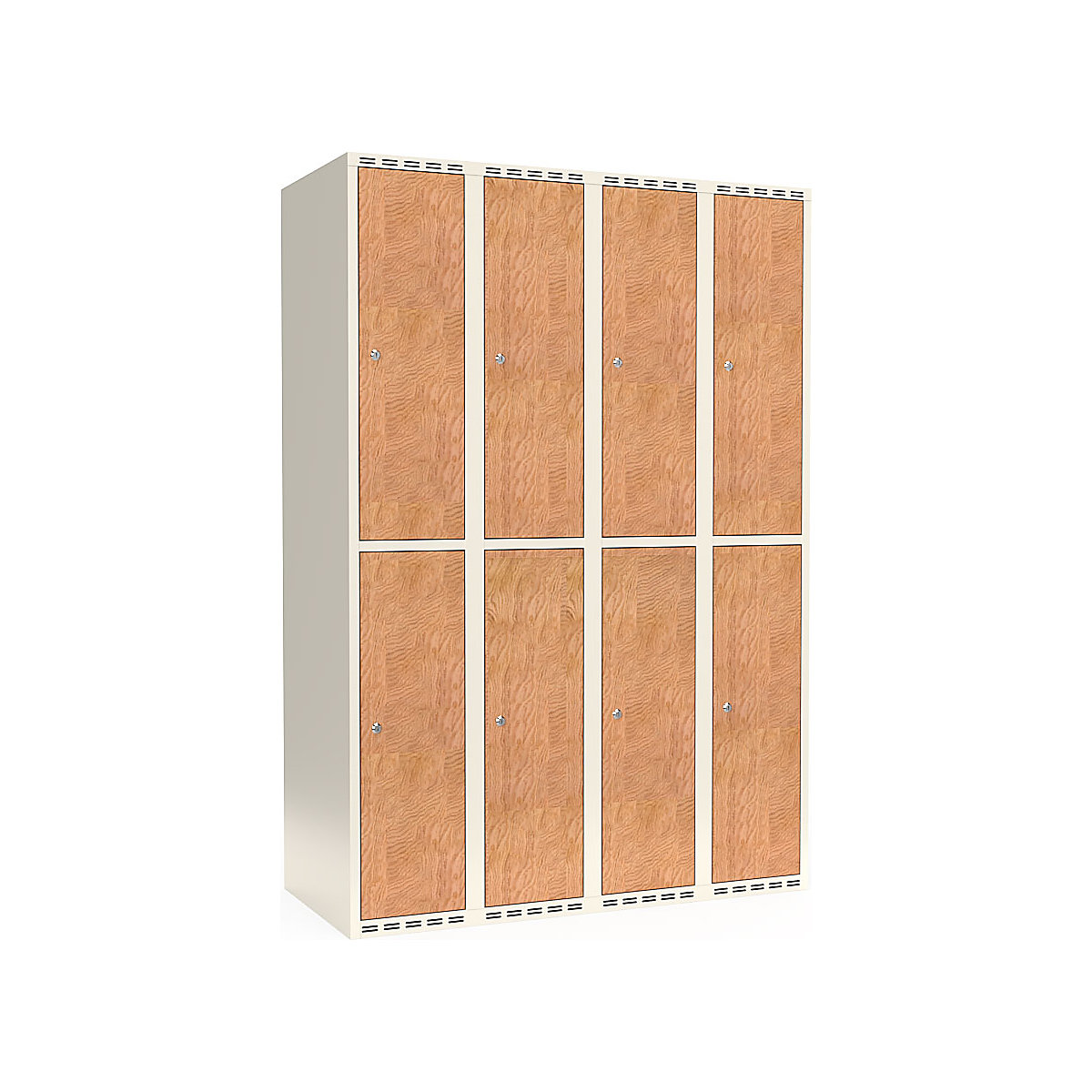 Vestiaire à deux étages Fydor, stratifié HPL