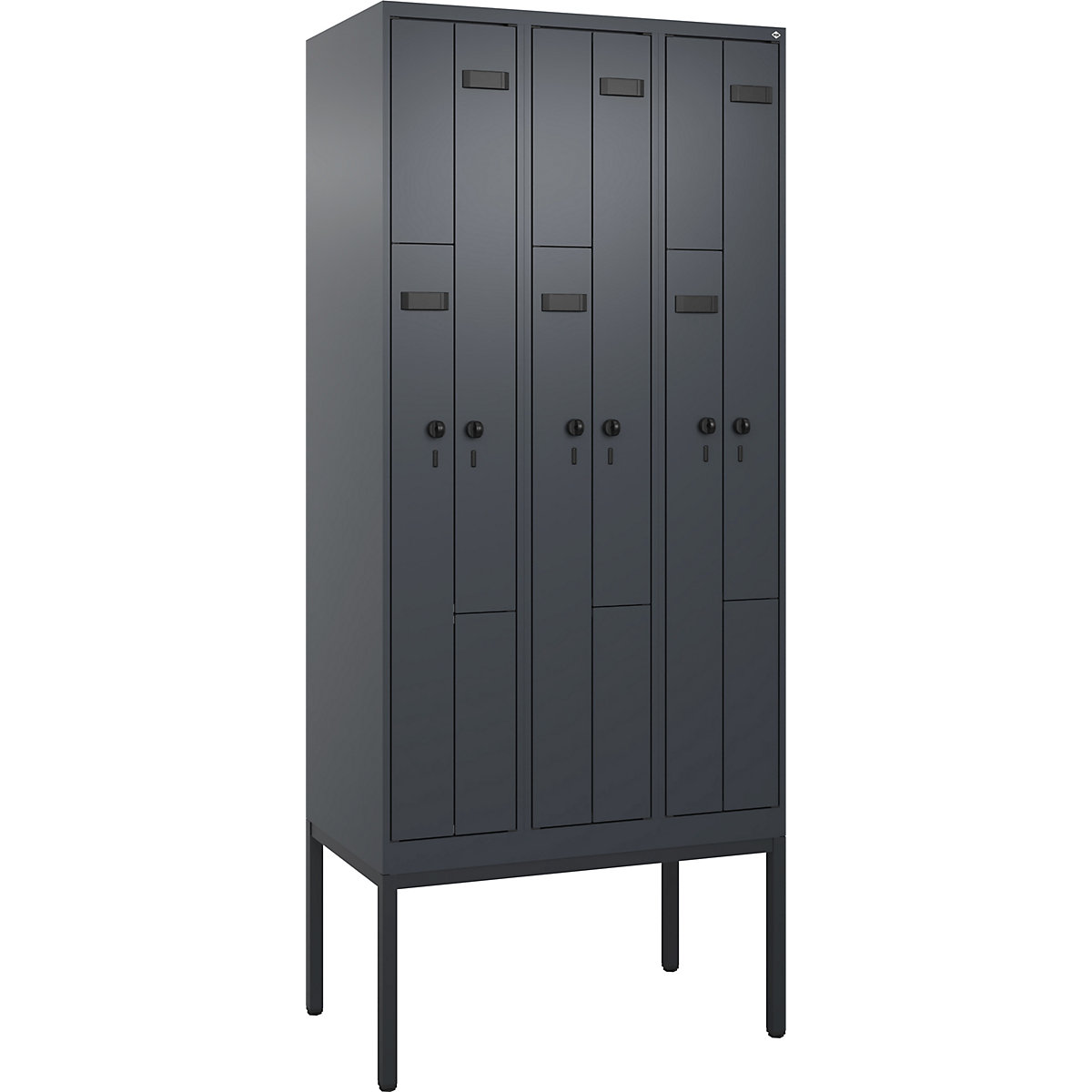 Vestiaire à portes en Z Evolo PLUS (Illustration du produit 2)-1