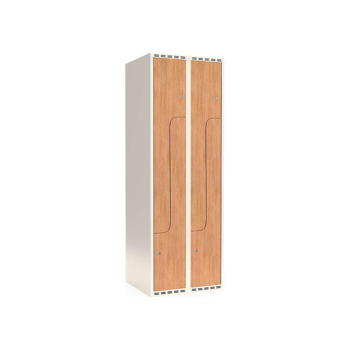 Vestiaire à portes en Z Fydor, stratifié HPL