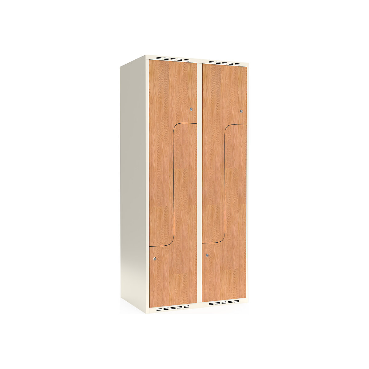 Vestiaire à portes en Z Fydor, stratifié HPL