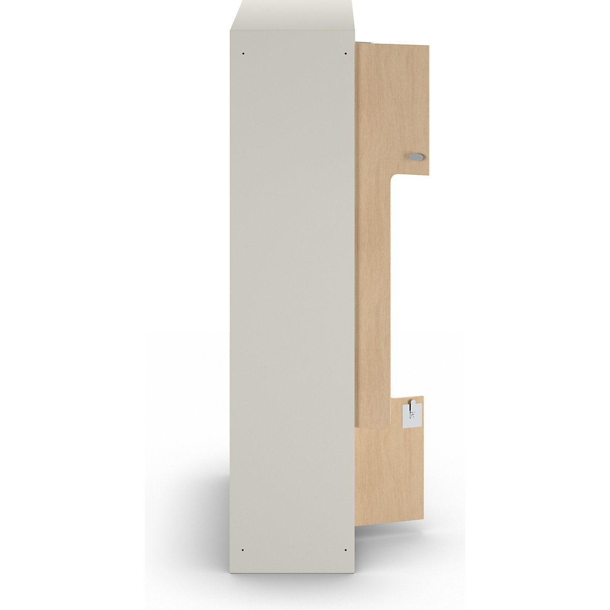 Vestiaire à portes en Z Fydor, stratifié HPL (Illustration du produit 5)-4